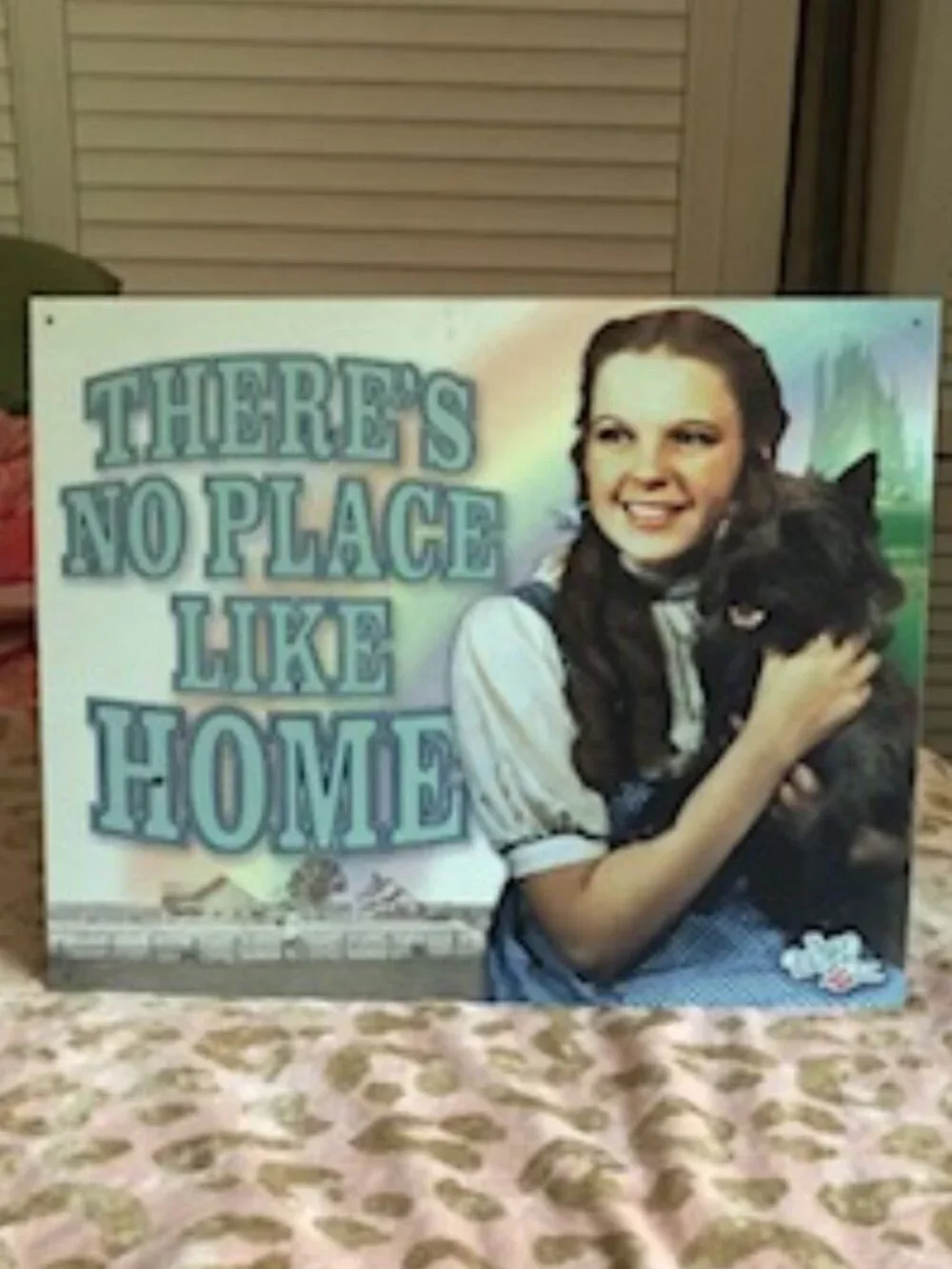 WIZARD OF OZ TIN SIGN
